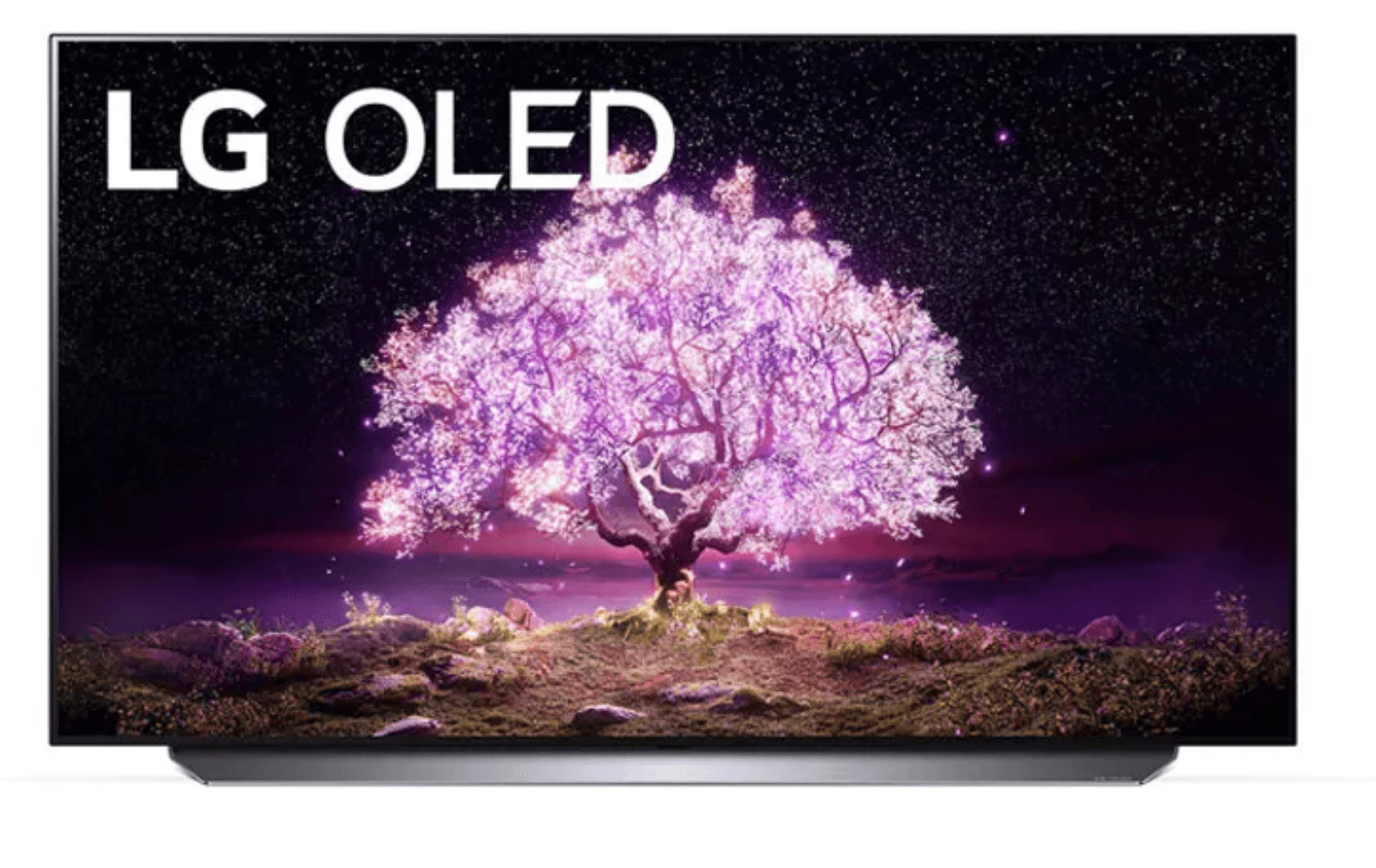 Detalle de los píxeles auto‑iluminados de un LG OLED C1